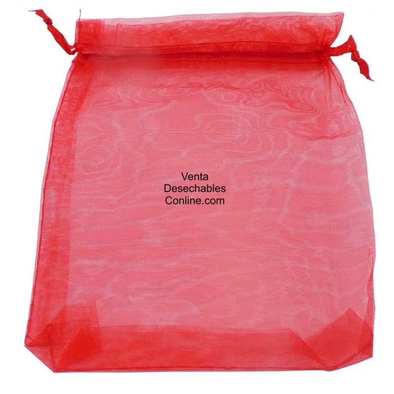 Bolsas Organza Rojas