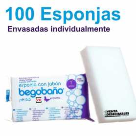 50 Esponjas Jabonosas Dispobaño - CV Medical